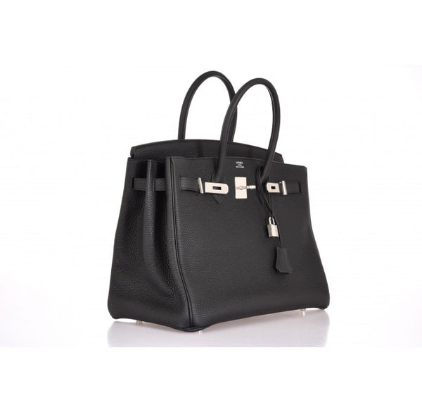 Hermes Birkin Bag 35cm Black Togo Palladium Hardware