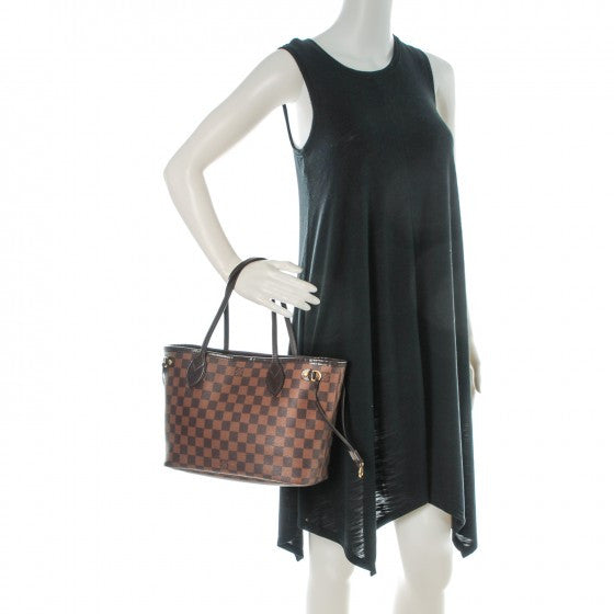 LOUIS VUITTON Damier Ebene Neverfull PM