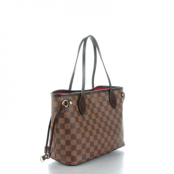 LOUIS VUITTON Damier Ebene Neverfull PM