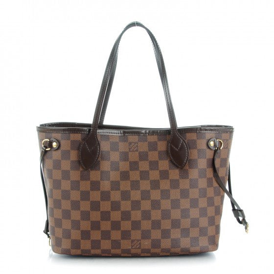 LOUIS VUITTON Damier Ebene Neverfull PM